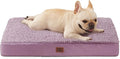 EHEYCIGA Orthopedic Dog Bed Medium with Removable Washable Cover,30x20 | Egg Crate Foam Support,Durable Oxford fabric,Non-Slip Bottom,Machine Washable,Soft Waterproof Plush Pet Bed Mat For Crate