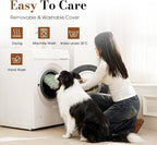 Extra Large Orthopedic Dog Crate Bed with Waterproof Lining | Egg crate foam for joint support. Soft plush surface. Non-slip bottom. Removable & machine washable cover. OEKO-TEX certified