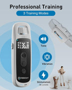 ABBIDOT Shock Collar for Dogs - 3300 FT Dog Training Collar with Remote, 4 Training Modes, IPX7 Waterproof, Nihgt Light, Rechargeable E-Collar for Small Medium Large Dogs (15-120 lbs),Ash Grey
