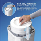 Clorox Large Room HEPA Air Purifiers for Home With True HEPA Filter