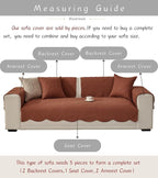 Luxury Vintage Cotton Embroidery Sofa Cover Soft Farmhouse Seat Cushion Cover Floral Quilted Sectional Couch Cover Anti-Slip Sofa Slipcovers Furniture Protector for Dogs Cats (Orange,36"x63")