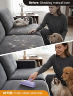 Pet Hair Remover Roller, Reusable Lint Roller for Dog and Cat Hair | Portable Pet Hair Roller with Large Fur Bin for Couches, Bedding, Car, Rugs & Furniture, No Refills or Batteries, Pet Homes