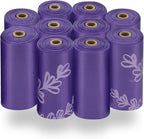 Best Pet Supplies Poop Bags for Dogs - Assorted Colors, 150 Count | Scented, Leak-proof, Easy-Tear perforations, 15 Thick Bags per roll, Outdoor Walking & Travel, Fits Standard Holders