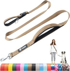 TSPRO 3-in-1 Heavy Duty Tactical Hands Free Dog Leash, Dual Padded Handles | Premium Dog Leash, Waist & Crossbody Wear, Metal Safety Clasp, Adjustable for Medium & Large Dogs, Walking & Running Training