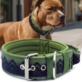 Dog Collar for Large Dogs,2 in Wide Heavy Duty,Pressure-Relief Padded, C-L | Professional Protection for Large and Giant Breeds,Handle for Control,Stainless Steel Buckle Ultra Safety,23-26 in
