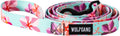 Wolfgang Heavy Duty Dog Leash, Pull-Tested to Over 800 lbs for Walking & Training, DigiFloral Print, Large