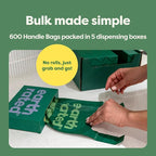 Earth Rated Dog Poop Bags for Dogs, 600 Easy Tie Handle Bags, Lavender | Extra Thick Waste Bag Refill Rolls