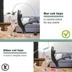 7-in-1 Kitten Toys for Indoor Cats with Washable Adhesive Suction Cup, Hanging Interactive Cat Toys, Silvervine Stick and Sisal Chew Rope Catnip Teething Toy for Bored Kitten