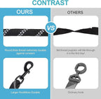 3 Dog Leash No Tangle, Heavy Duty Multiple Dog Lead Shock Absorbing Bungee with Padded Handle Removable Pet Traction Walking Rope for Medium Large Dogs (25-180 Lbs)