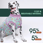 Kuoser Dog Recovery Suit After Surgery, Spay Neuter Surgical Suit for Dogs | Post Surgery Anti-Licking Dog Onesie Protects Wounds and Incisions, E-Collar & Cone Alternative Bodysuit for Female Male Dogs