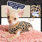 FUAMEY Dog Surgery Recovery Suit, Soft Breathable Neuter Suit for Male Dogs | Post Neuter Surgery Suit, Alternative to Cone of Shame, Wound Care for Dogs, Anti-lick Dog Recovery Suit Brown Leopard XL