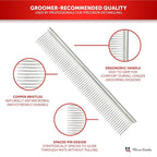 Warren London Cat DeMatter Pro Max 9-Inch Copper Grooming Comb