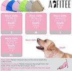 AOFITEE Soft Dog Cone, Adjustable Cones for Dogs After Surgery, Comfy Dog Cone Collar Alternative to Stop Licking, Elizabethan Recovery Collar for Large Dogs(Grey,Large)