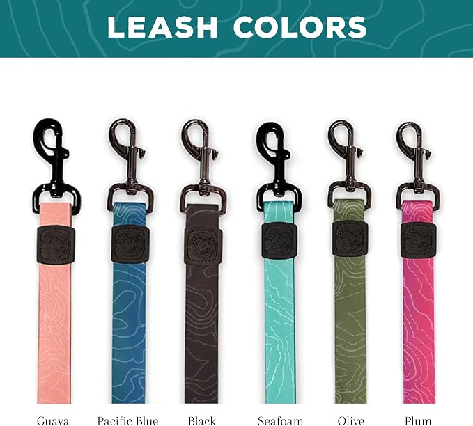 Wilderdog Waterproof Dog Leash - Repels Water & Dirt - Tie Dye