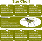 QBLEEV Warm Dog Jacket - Reflective, Adjustable Winter Coat with Turtleneck for Cold Weather, Waterproof Fleece Snowsuit for Small, Medium, Large Dogs