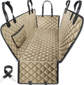 URPOWER XL Dog Seat Cover for Full-Size Truck Back Seat, Waterproof Hammock | 600D Oxford, Side Flaps with Zippers, Scratch Resistant, Non-Slip, Easy Install, Machine Washable, Dog Seat Belt Included