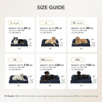 Orthopedic Dog Bed for Extra Large Dogs, 41x27in, Navy Blue | Orthopedic Foam Relieves Joint Pressure, Bolsters Supports Head And Neck, Washable Cover, Non-Slip Bottom