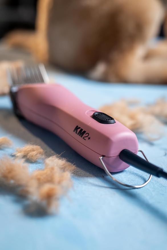 Wahl Pro Animal Thick-Curly Coat Clipper - Professional Pet Clipper for Curly Hair - Fur Care for Dogs & Cats - 2-Speed & Corded - Lightweight & Quiet - Durable - Ergonomic Design - Pink