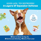 BARKBOX Best of BarkBox Interactive Plush Dog Toy Bundle