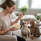 Freeze-Dried Chicken Treats for Dogs and Cats, 6 oz | Single Ingredient, High Protein Recipe, Grain-Free Snack, Food Topper Use, Training Treats