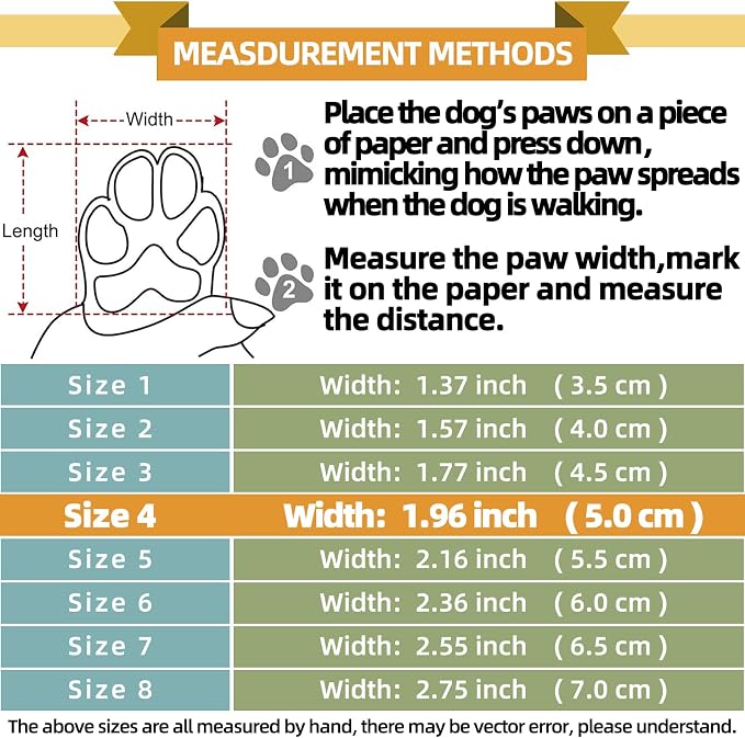 Hcpet Dog Boots for Large Dogs, Dog Shoes for Hot Pavement Winter Snow, Paw Protector Dog Booties Designed for Comfort and Breathability, Outdoor Booties for Small Medium Dogs for Hiking Black Size 4