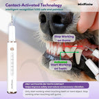 Dog Plaque Tartar Remover for Teeth - Dog Teeth Cleaning Kit, Electric Remover with LED Light, 5 Adjustable Modes, Safe Pet Tooth Cleaner, Dental Care Tool for Dogs