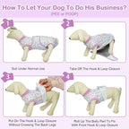 Kuoser Dog Recovery Suit After Surgery, Spay Neuter Surgical Suit for Dogs | Post Surgery Anti-Licking Dog Onesie Protects Wounds and Incisions, E-Collar & Cone Alternative Bodysuit for Female Male Dogs