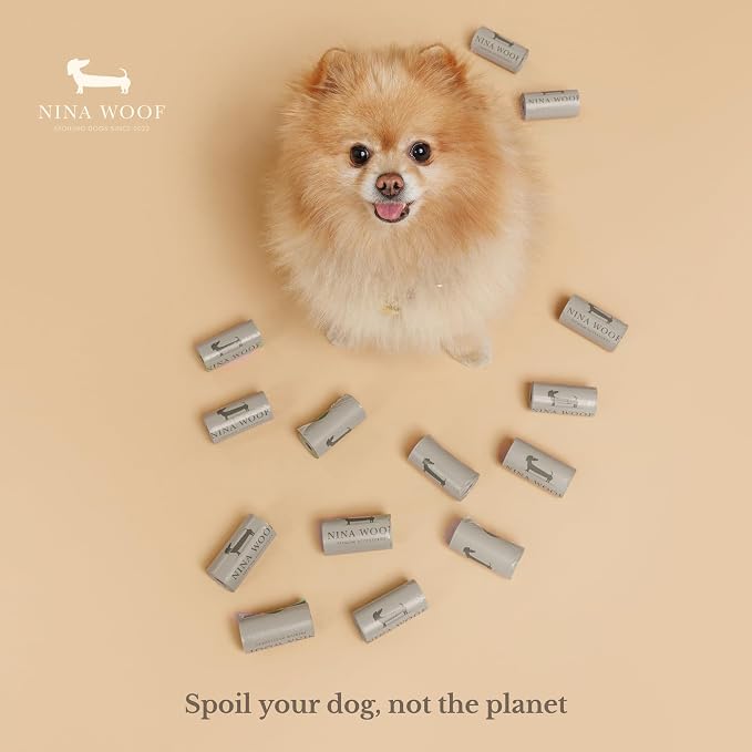 100% Certified Home Compostable and Biodegradable Dog Poop Bags - ASTM D6400 & EN 13432 Compliant dog poop bags rolls – 270 Bags – 18 x Rolls of Plant Based Poop Bags for dogs - Thick Poop Bags
