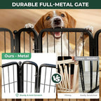 FXW Dog Gate, Extra Wide Adjustable for Openings Up to 55", 32" H | Flexible Space Control, Easy Walk-Through Access, 1 Panel + 1 Gate, For Small & Medium Dogs, Garage Use