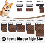 Smiry Waterproof Dog Bed Cover Blanket, Reversible Pet Blanket | Soft Reversible, Washable Leakproof Cats Dogs Couch Cover for Sofa, Couch, Furniture (82x120 Inch)
