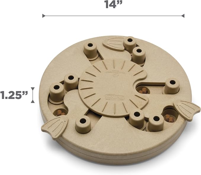 Outward Hound by Nina Ottosson Dog Worker Treat Puzzle Enrichment Toy, Level 3 Advanced, Tan