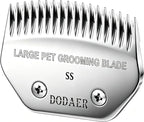 Dog Grooming Blade,Compatible with Andis Super Blending,Oster A5,Wahl KM10 | Grooming Steel Blade for Large Dog,Horses,Sheep，Cut Length 1/50"