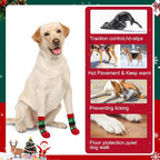 BEAUTYZOO Dog Socks to Prevent Licking Paws for Hardwood Floors Anti Slip, Dog Shoes Booties for Hot/Cold Pavement,Grippy Boots & Paw Protectors Traction Control for Small Medium Large Senior Dogs