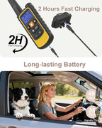 Dog Shock Collar with Remote Control for Small Medium Large Dogs, 3300FT Waterproof Rechargeable Dog Training Collar with 20 Adjustable Shock & Vibration Levels, Beep, LED Light & Safety Lock