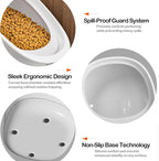 CTIME Airtight Cat Food Container for Small Dog Bird Pet Treats & Dry Food -6 lb(White)