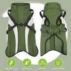 Dog Raincoat Waterproof Raincoats for Dog Reflective Dogs Rain Jackets with Hood Hoodie Pet Rain Poncho Coat for Small Medium Large Dogs Puppies S-XXL (Green, XXL)