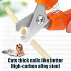 Bitbat Dog Nail Trimmers 2-Pack #767C, Clippers for Large & Small Dogs | 2-pack #767C dog nail clippers. 0.45" opening for thick nails. Spring-action, ergonomic grip. For large/small breeds.