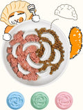 Ceramic Cat Slow Feeder Bowl - 6.2'' Whisker Friendly Cat Plate for Dry and Wet Food -Heavy Puzzle Feeding Bowl for Slow Eating - Helps Reduce Vomiting - Microwave & Dishwasher Safe -Non Slip - White
