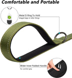 PetiFine 4FT Heavy Duty Dog Leash with Soft Padded Double Handle | Traffic Handle Extra Control,Auto Lock Hook,Reflective Nylon Walking Lead for Large,Medium,Small Breed Dogs
