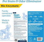 Eco Strong Pet Stain and Odor Remover - Cat Urine Enzyme Cleaner Destroyer, Urine Destroyer for Dogs, Pet Urine Enzyme Cleaner - 160 Oz