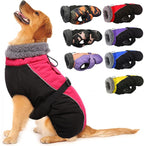 IECOii Extra Warm Dog Coat - Reflective Jacket with Fleece Turtleneck for Cold Weather - Soft Winter Coat for Small to Extra Large Dogs