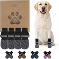 KOOLTAIL Anti Slip Dog Socks to Prevent Licking Paws,Dog Shoes for Hot Pavement, Reflective Traction Control Booties, Dogs Boots & Paw Protector for Hardwood Floors Small Medium Large Senior Dogs