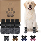 KOOLTAIL Anti Slip Dog Socks to Prevent Licking Paws,Dog Shoes for Hot Pavement, Reflective Traction Control Booties, Dogs Boots & Paw Protector for Hardwood Floors Small Medium Large Senior Dogs