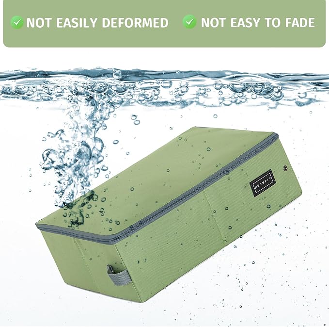 PETSFIT Portable Litter Box for Cats - Leak-Proof, Travel Litter Box for Cats in Car/Hotel/Lawn, Collapsible Litter Boxes