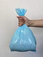 BOS Amazing Odor Sealing Cat Waste Disposal Bags - Durable and Unscented [Size: M, Color: Light blue] (90 count, Pack of 1) (90 Bags)