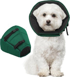 Dog Cone Collar After Surgery for Medium Dogs, Adjustable Soft Recovery Cone for Dogs to Stop Licking Biting, Comfortable Pet Elizabethan Alternative for Wound Healing
