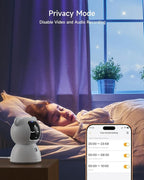 4 Pack 2.5K Cameras for Home Security, Non-Subscription AI Human/Pet/Crying Detection, 4MP Dog/Cat/Pet Camera Indoor with Phone App, Pan Tilt 2.4G WiFi Indoor Cameras, IR Night Vision, 2-Way Audio