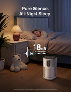 DREO Air Purifier for Home, Up to 1176 ft², HEPA Air Cleaner for Large Rooms & Bedrooms, Pets, Smoke, Dust, Pollen & Odors, PM2.5 Monitor, Auto, Turbo & Quiet Sleep Mode, 4 Speeds, DR-HAP009(Dreo 539)