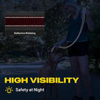 Fida 2-in-1 Slip Lead Dog Leash with 2 Handles, 6FT Training Leash, Red | No Collar Needed, Tangle Free, Soft Padded Handles, Traffic Control,Reflective Heavy Duty No Pull Leash for Medium-Large Dogs