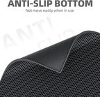 ESTHELLO Cat Litter Mat Honeycomb Double Layer Design 30’’ x 24’’ Black